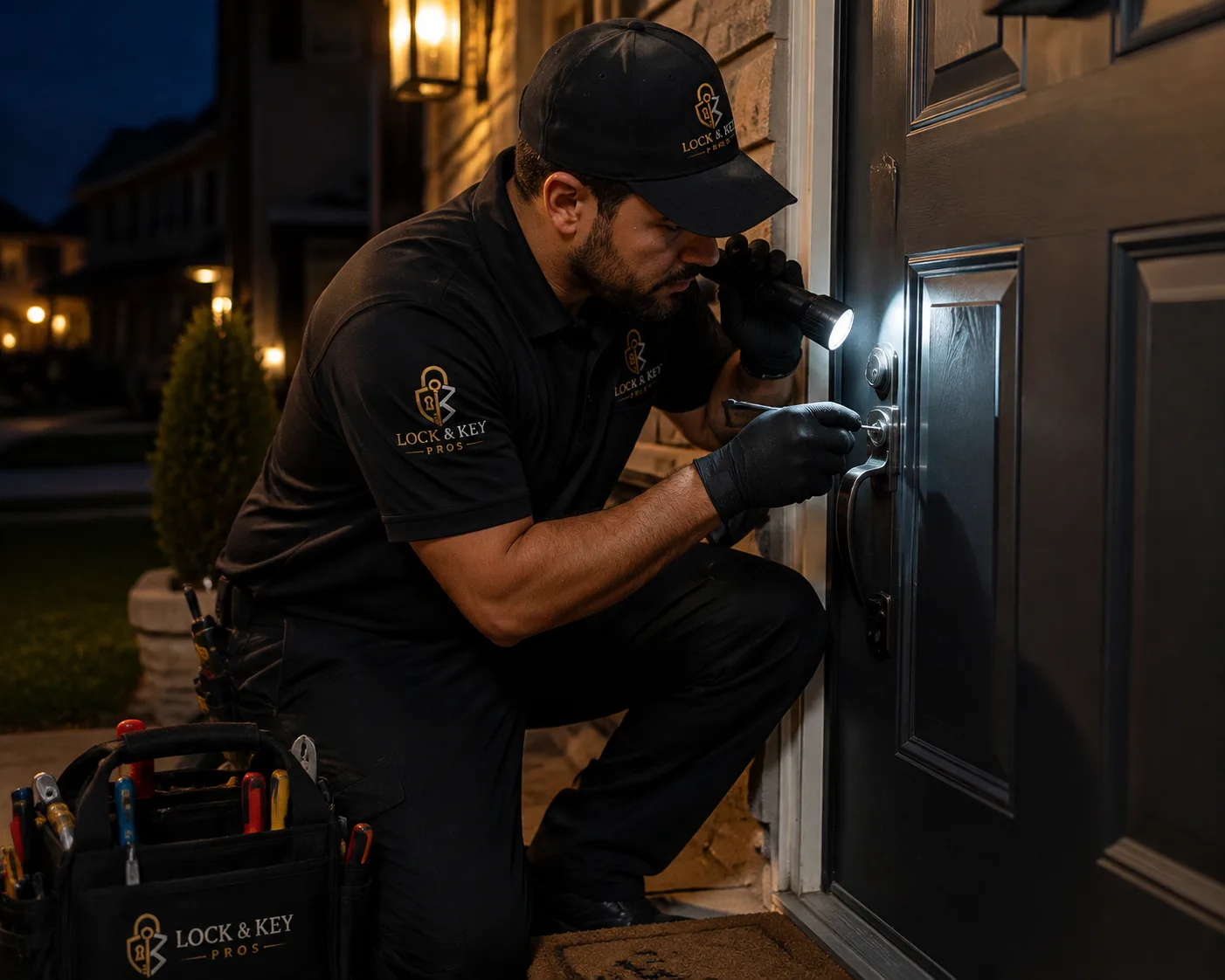 Emergency locksmith providing urgent lock service