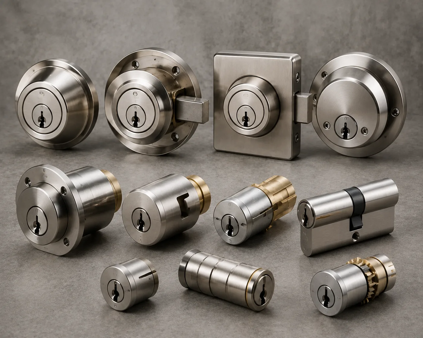 High-security lock hardware serviced by Lock & Key Pros
