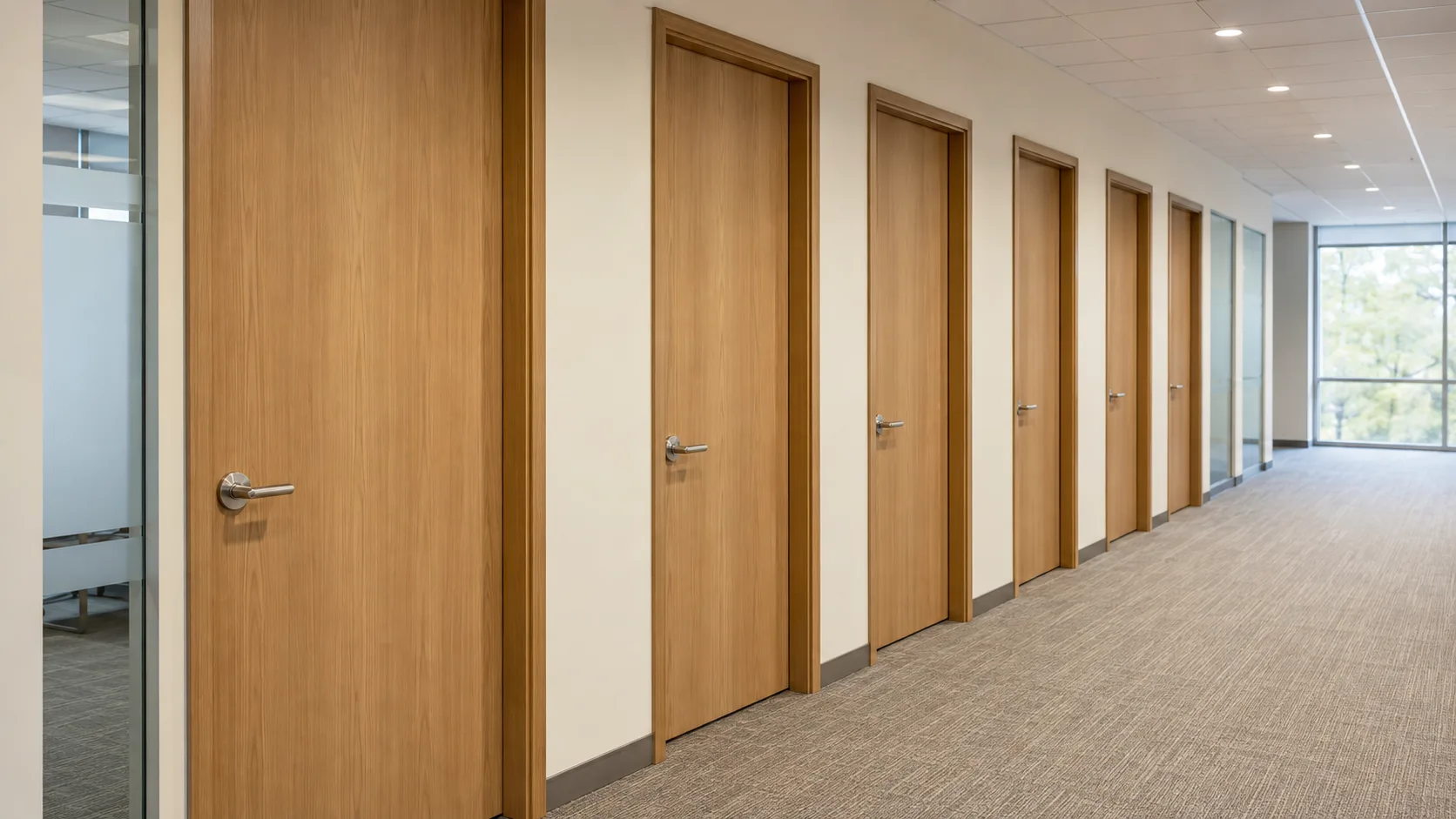 Master key system for multiple commercial doors