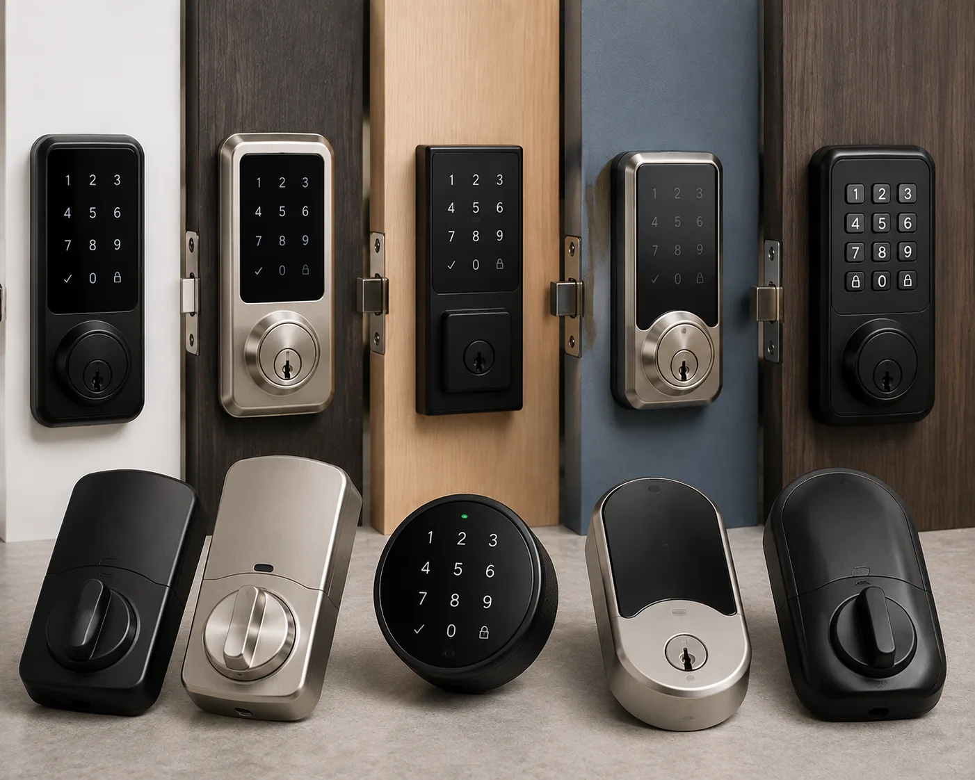 Smart locks installed by Lock & Key Pros